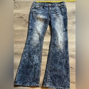 Rue 21-Twenty One Black-Woman’s Low Rise-Curvy Bootcut-13/14R